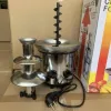 Chocolate fountain three-layer chocolate fountain machine waterfall hot pot melting machine details Picture